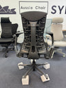 Black / R Fabric / Steel Base + Carpet Castors /