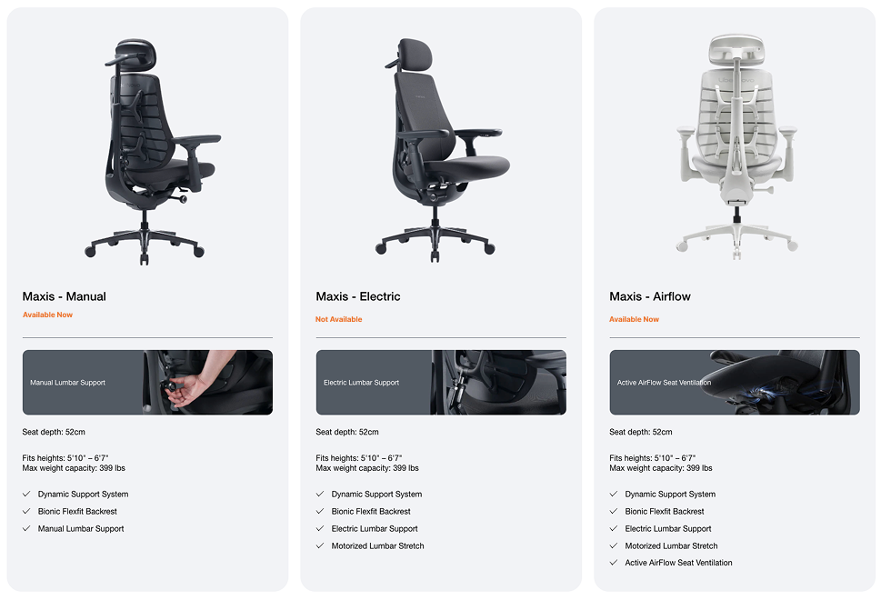 LiberNovo Maxis Big & Tall Dynamic Ergonomic Chair — feature 1