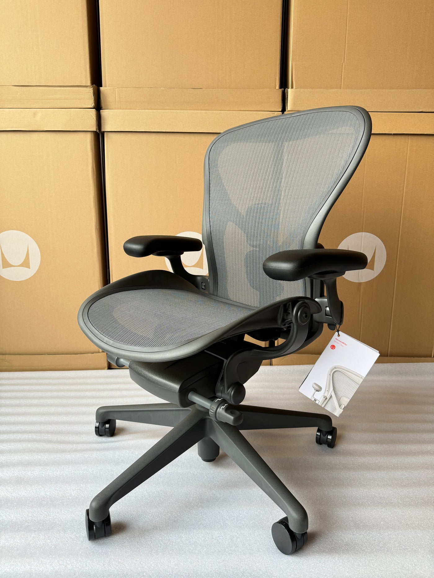 Herman Miller Aeron Chair - Graphite (12 Year Warranty)