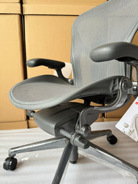 Herman Miller Aeron Remastered Chair - Carbon (1 Year Warrranty)