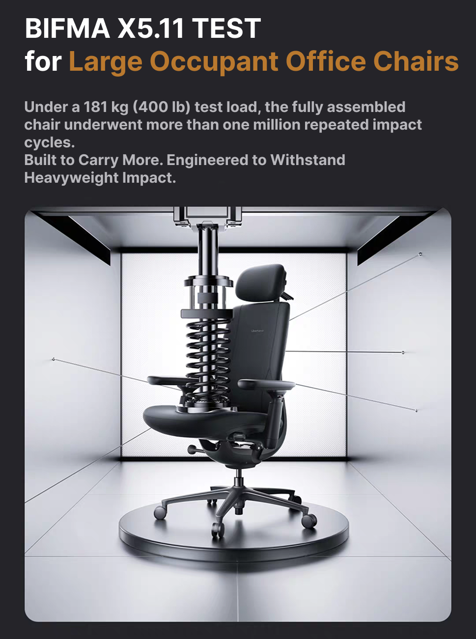 LiberNovo Maxis Big & Tall Dynamic Ergonomic Chair — feature 9
