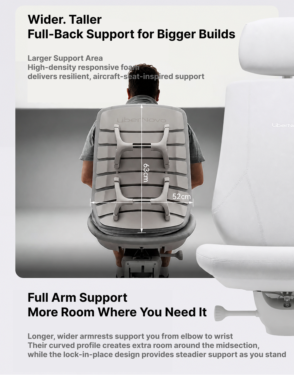 LiberNovo Maxis Big & Tall Dynamic Ergonomic Chair — feature 12