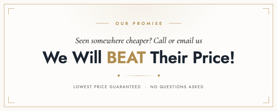 Price match guarantee